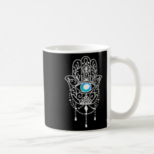 Hand Van Hamsa Boze Oog Namaste Yoga Meditatie Min Koffiemok