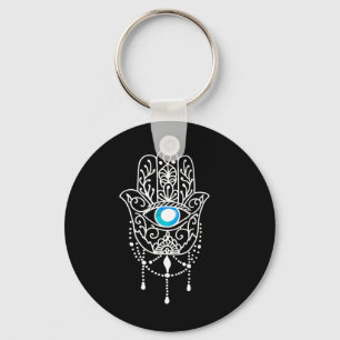 Hand van Hamsa Boze Oog Namaste Yoga Meditatie Min Sleutelhanger