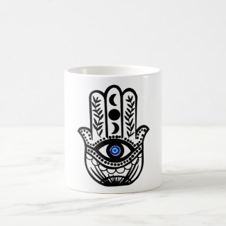 Hand van Hamsa Fatima Evil Eye Koffiemok