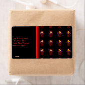 Hand van Hamsa feat: Levensboom 3 Etiket (Insitu)