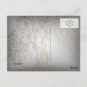 Hand van Hamsa: Levensboom Briefkaart (Achterkant)