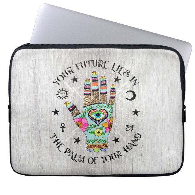 Hand van het Lot Laptop Sleeve (Voorkant)