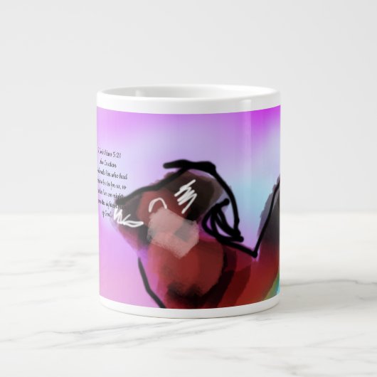 hand van Jezus Grote Koffiekop (Voorkant)