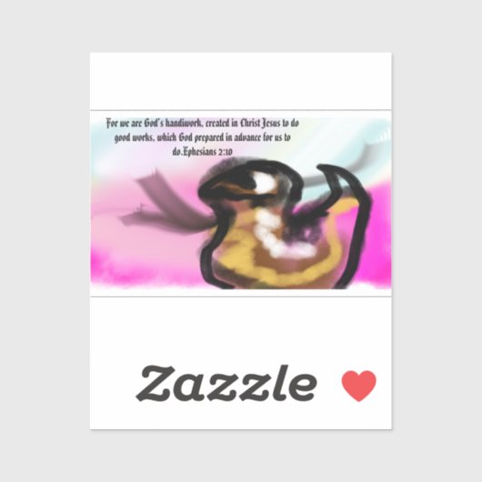 hand van Jezus Sticker (Vel)