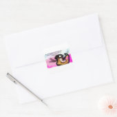 hand van Jezus Vierkante Sticker (Envelop)