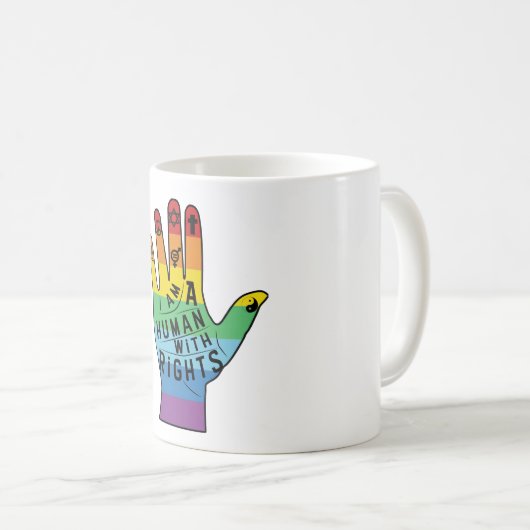 Hand van Justitie Mok (Voorkant rechts)