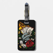 Hand van Kaarten Bagagelabel (Achterkant verticaal)