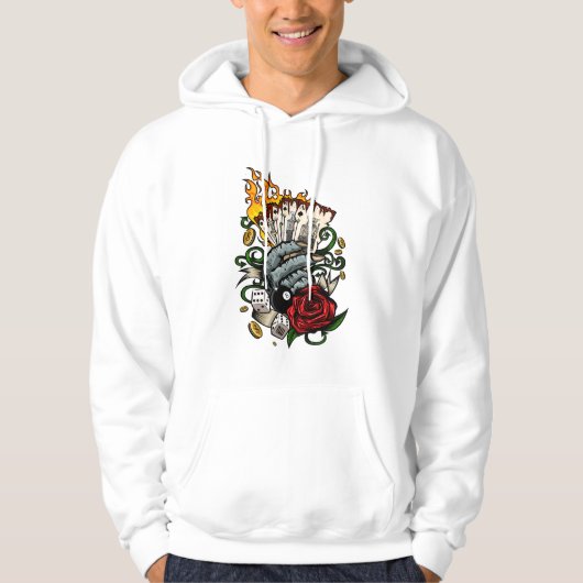 Hand van Kaarten Hoodie (Voorkant)