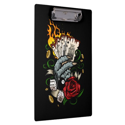 Hand van Kaarten Klembord (Rechts)