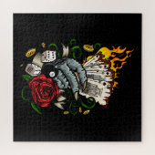 Hand van Kaarten Legpuzzel (Horizontaal)