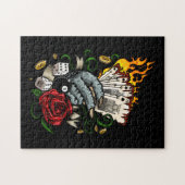 Hand van Kaarten Legpuzzel (Horizontaal)