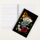 Hand van Kaarten Notitieboek (Binnen)