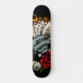 Hand van Kaarten Persoonlijk Skateboard (Voorkant)
