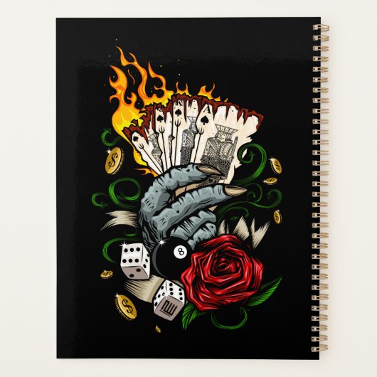 Hand van Kaarten Planner (Achterkant)