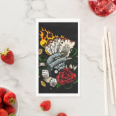 Hand van Kaarten Servet (Insitu)