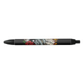 Hand van Kaarten Zwarte Inkt Pen (Voorkant)