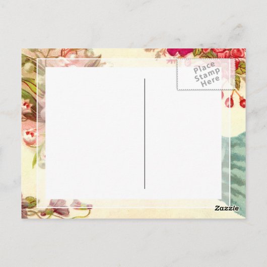  Hand van Liefde Het aanbieden van Lelies van de V Briefkaart (Achterkant)