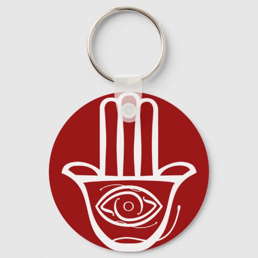 Hand van Miriam (Hamsa) Sleutelhanger (Voorkant)