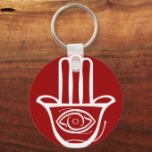 Hand van Miriam (Hamsa) Sleutelhanger (Voorkant)