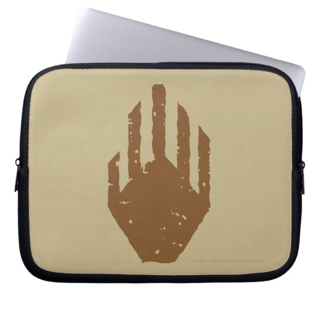 Hand van Saruman Laptop Sleeve (Voorkant)