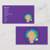 Hand Visitekaartje (Voorkant / Achterkant)