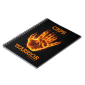 Hand/Vlammen...CRPS Notitieboek (Linkerzijde)