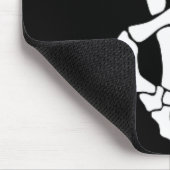 Hand Vrede Teken Bone Halloween Pocket Skeleton Muismat (Hoek)