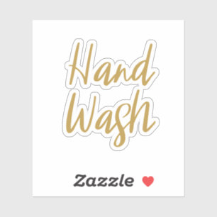 Hand Wash Storage Sticker