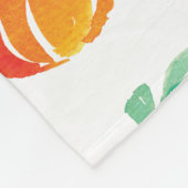 Hand Waterkleurige Elegant Pumpkins Fleece Deken (Hoek)
