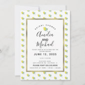 Hand Waterverf Lemon Bunch Simple Vrijgezellenfees Kaart (Voorkant)