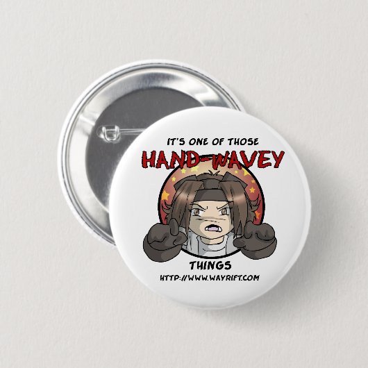 Hand Wavey Goods Button (Voorkant /achterkant)
