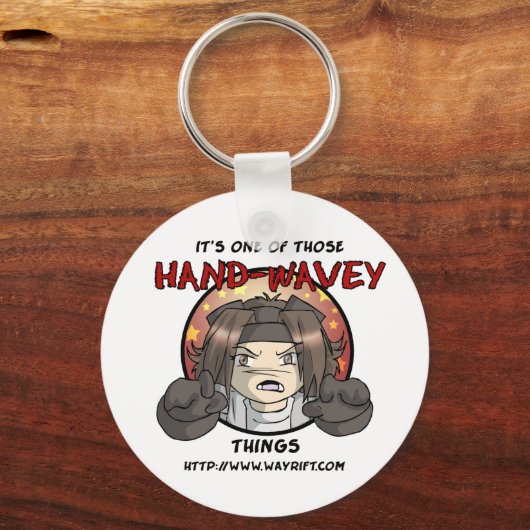 Hand-Wavey Sleutelhanger (Voorkant)