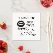 Hand written 'I Want to suck Your blood' Servet (Insitu)