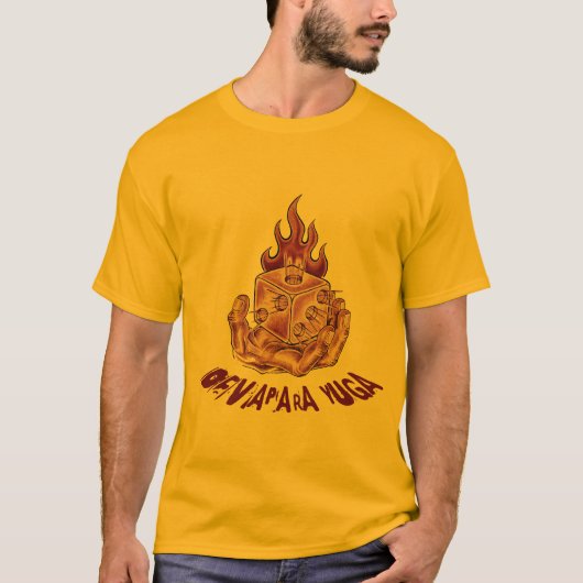 hand würfel t-shirt (Voorkant)