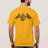 hand würfel t-shirt (Achterkant)