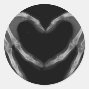 Hand X Ray Ronde Sticker