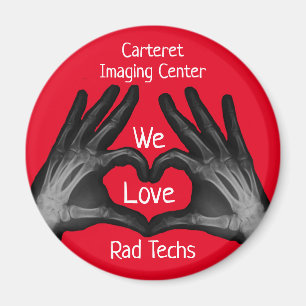 Hand Xray Heart Rad Tech Apprecied Magnet