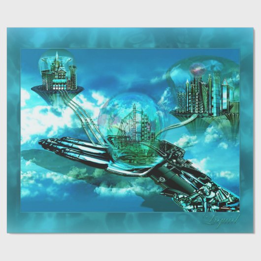 HandAangehouden Modern Uniek Cadeaupapier (Vlak)