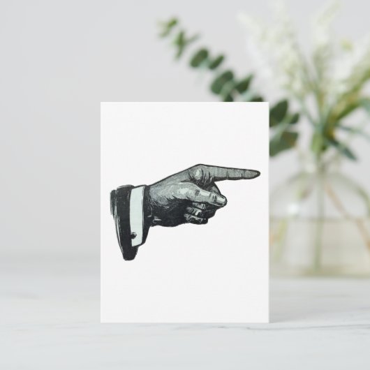  handaanwijsapparaat briefkaart (Staand voorkant)