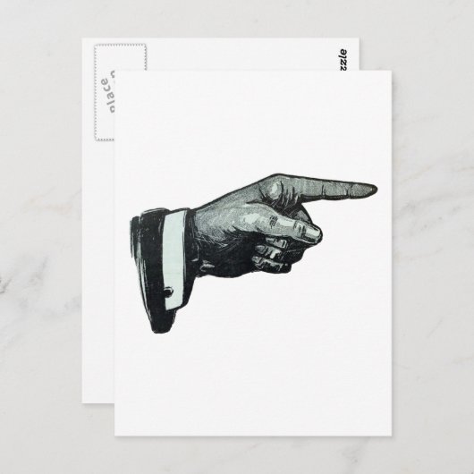  handaanwijsapparaat briefkaart (Voorkant / Achterkant)