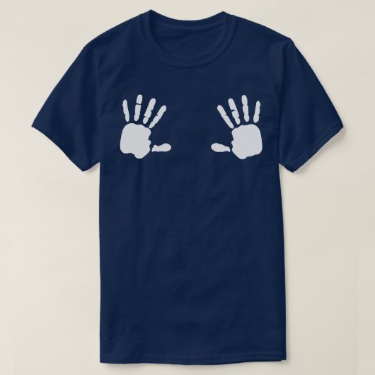 Handafdruk Touch me Gift T-shirt (Design voorkant)