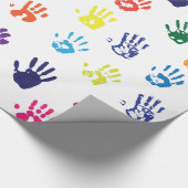 Handafdrukken Verpakkingspapier Cadeaupapier (Hoek)