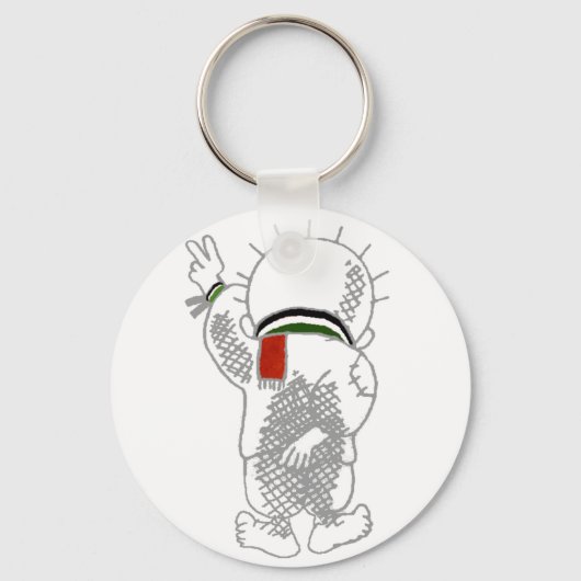 Handala (Palestijns Kind) Sleutelhanger (Voorkant)