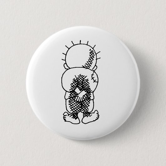 Handala Ronde Button 5,7 Cm (Voorkant)