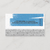 Handarbeider | Mortel | Bakstenen Muur Visitekaartje (Achterkant)