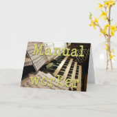 Handarbeiderskaart Kaart (Gele Bloem)