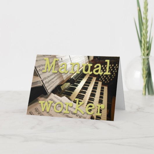 Handarbeiderskaart Kaart (Voorkant)