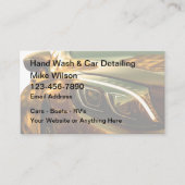 Handautowas en auto het detailleren Visitekaartjes (Voorkant)