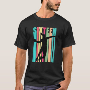 Handbal 16e verjaardag meisjes speler Team Motivat T-shirt
