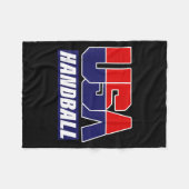 Handbal 2021 Usa Team Fleece Deken (Voorkant (Horizontaal))